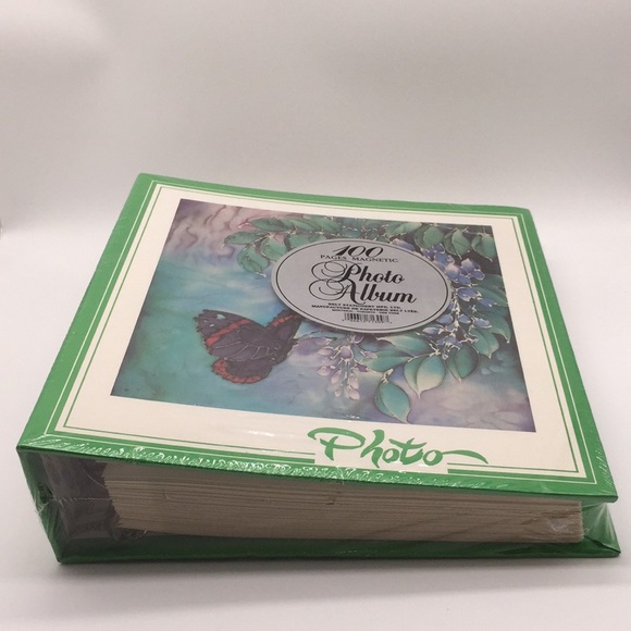 Vintage 100 Page Magnetic Photo Album Butterfly - Picture 6 of 11